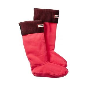 NEW Hunter Ribbed Original Tall Pink Medium Boot Socks